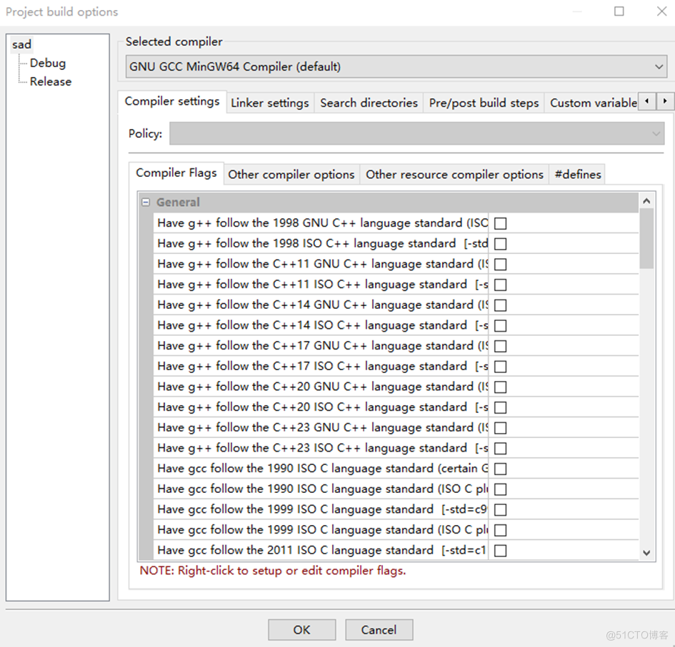 Windows下CodeBlocks和wxWidgets使用说明-系列2_静态库_18