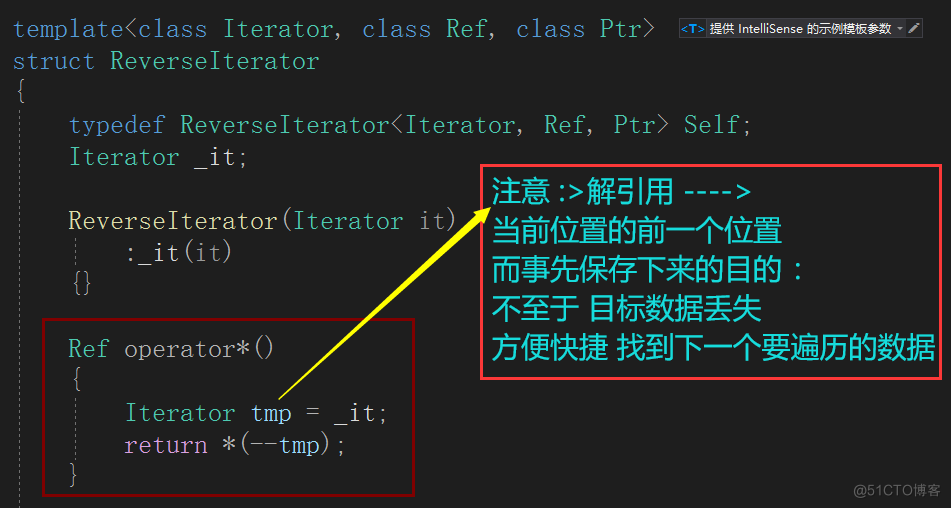 C++ ------>Reverse_Iterator（反向迭代器）_List__内实现_09