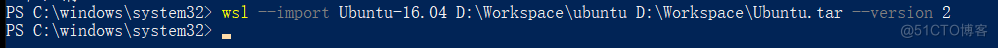 WSL 移动linux子系统安装目录手顺_分发版_04