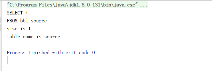 java 解析并提取执行的sql语句中的表名_java
