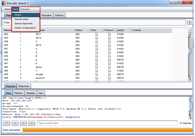 Burpsuite Intruder 暴力破jie实战_应用程序_15