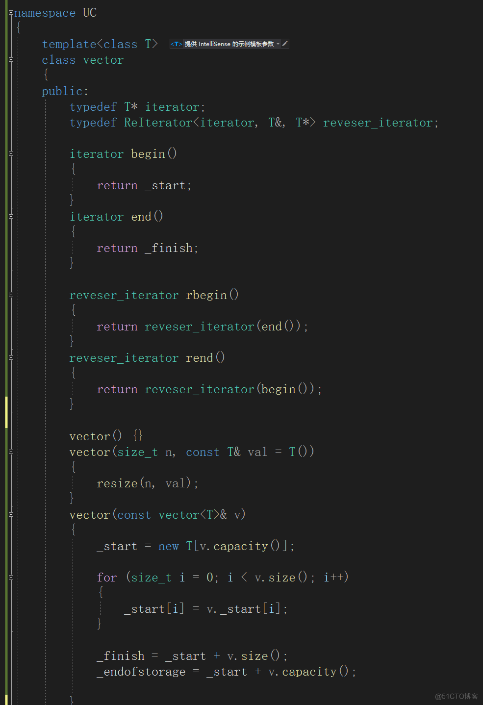 C++ ------>Reverse_Iterator（反向迭代器）_Vector__内实现_05