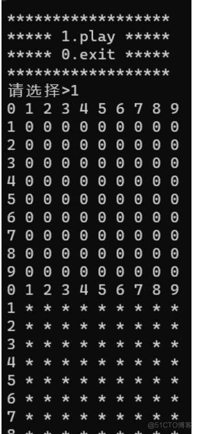 用c语言写“扫雷游戏”_数组_08