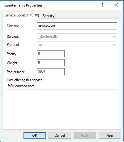 在Lync/Skype服务器中添加新的SIP域_DNS_16