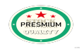 【Canvas与艺术】绘制绿圈三红五星Premium Quality标志
