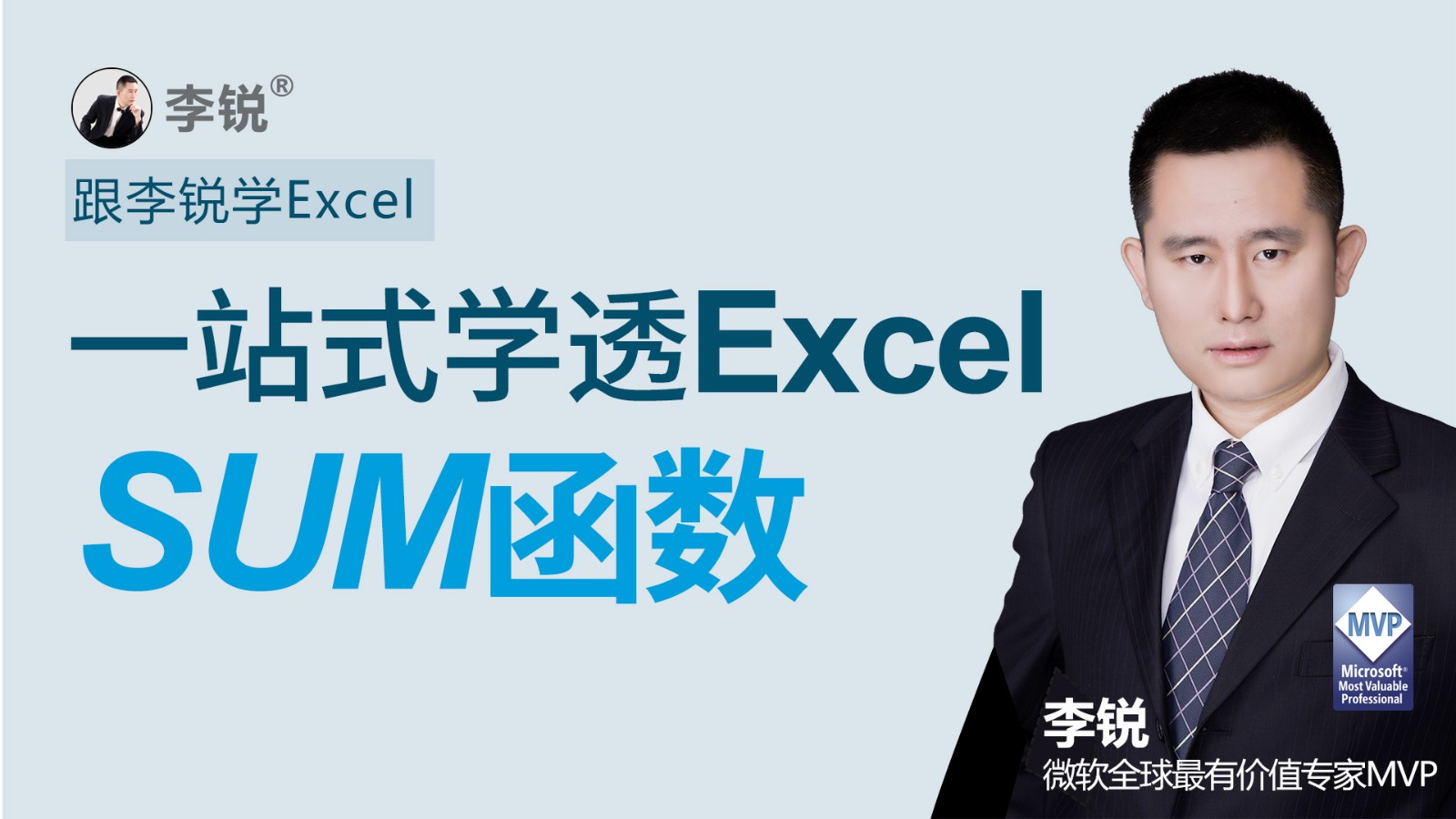 跟李锐学Excel：一站式学透Excel函数SUM