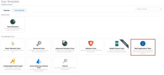Nessus 平台扫描web应用服务_安全扫描_02
