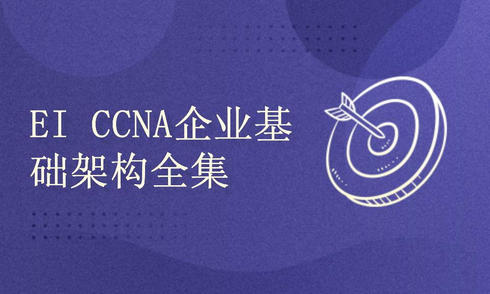 思科认证CCNA EI企业基础架构培训课程全集