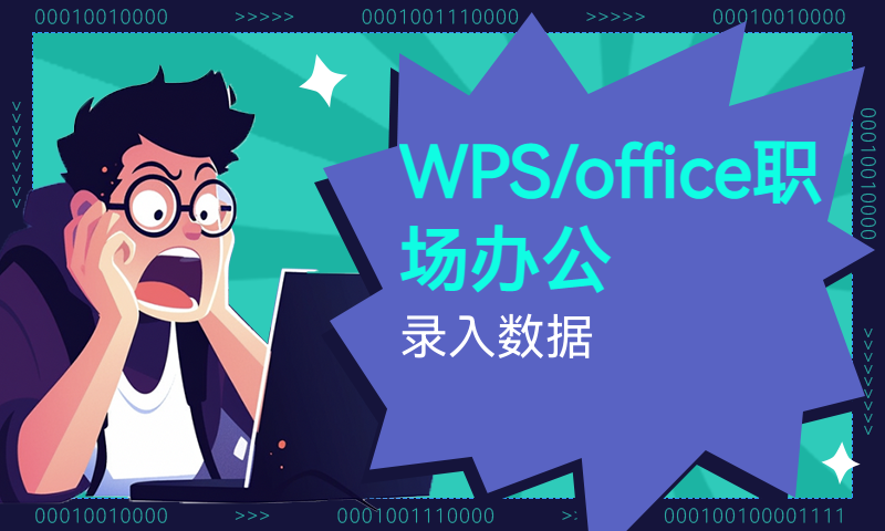 WPS/office职场办公：录入数据
