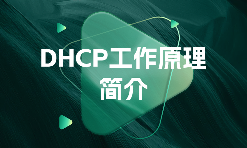 DHCP工作原理简介