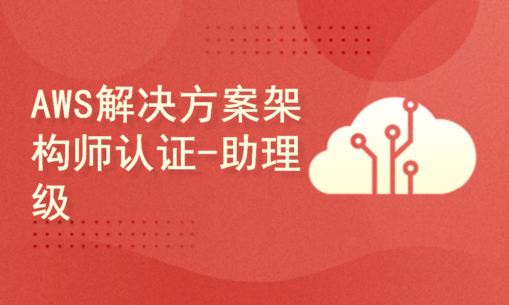 AWS解决方案架构师认证助理级(SAA-C03)中文视频培训课程2024