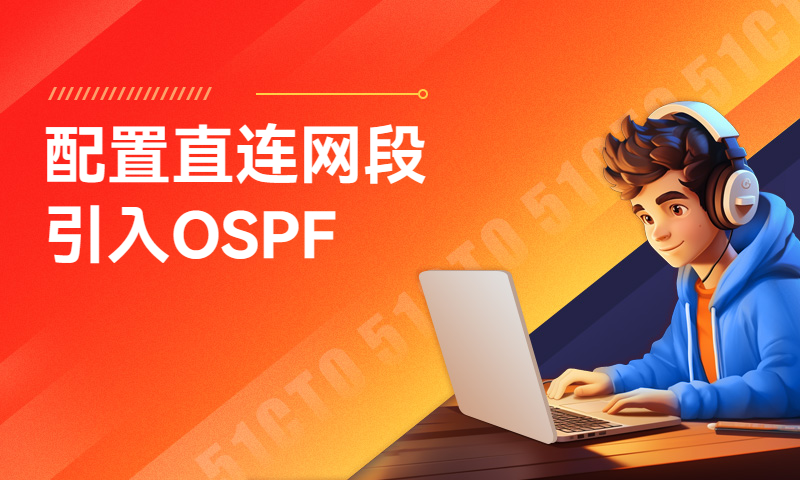 配置直连网段引入OSPF