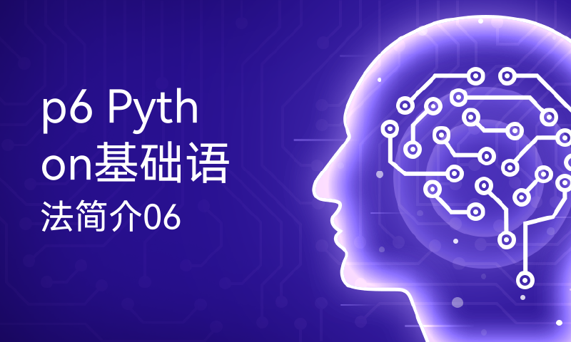 p6 Python基础语法简介06