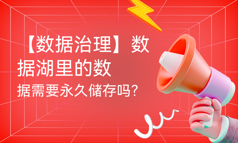 【数据治理】数据湖里的数据需要永久储存吗？