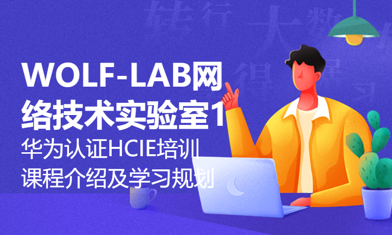 WOLF-LAB网络技术实验室1-华为认证HCIE培训课程介绍及学习规划