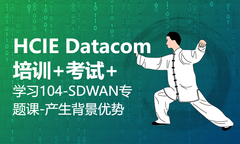 HCIE Datacom培训+考试+学习104-SDWAN专题课-产生背景和优势