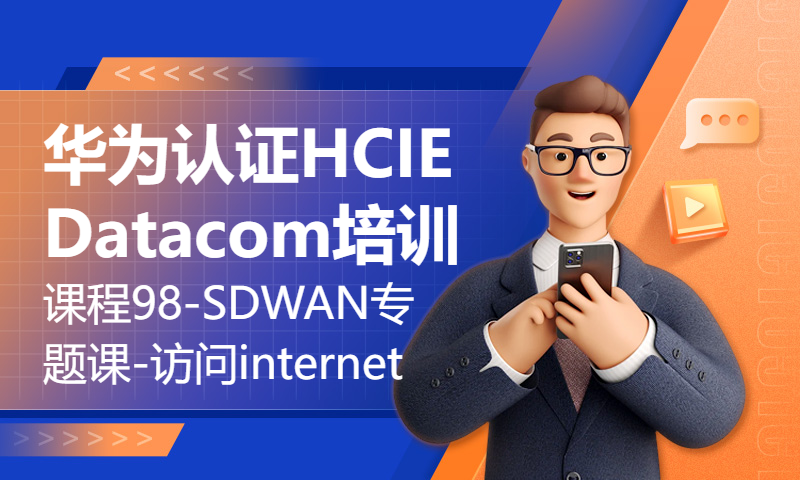 华为认证HCIE Datacom培训课程98-SDWAN专题课-访问internet