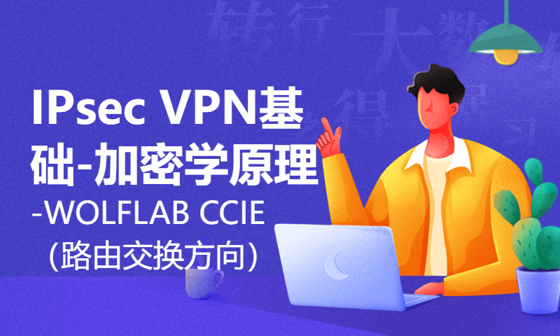 IPsec VPN基础-加密学原理（上）-WOLFLAB CCIE（路由交换方向）