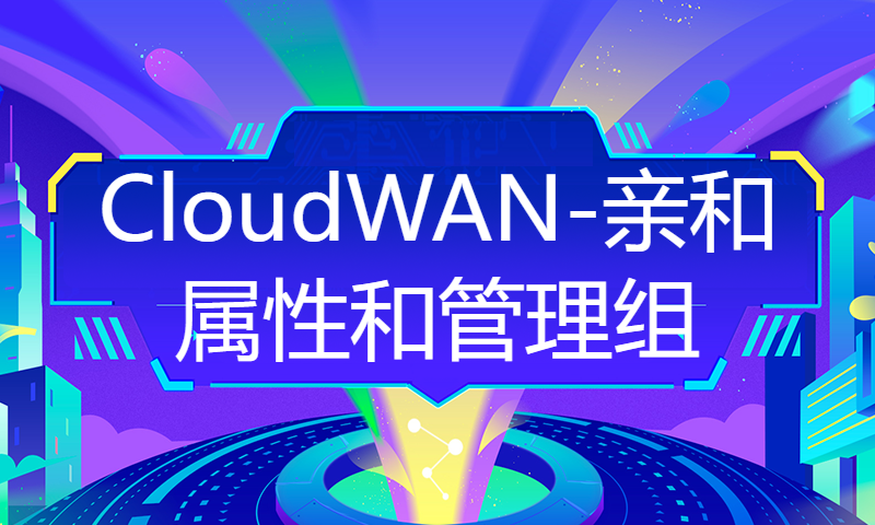 华为认证HCIE Datacom培训理论技术141-CloudWAN-亲和属性和管理组