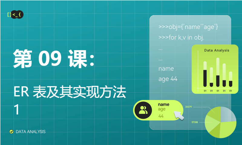 第 09 课：ER 表及其实现方法 1