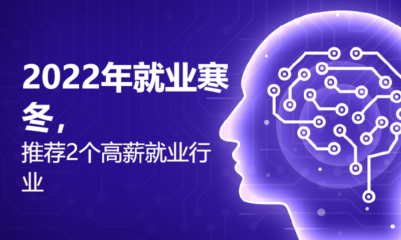 2022年就业寒冬，推荐2个高薪就业行业