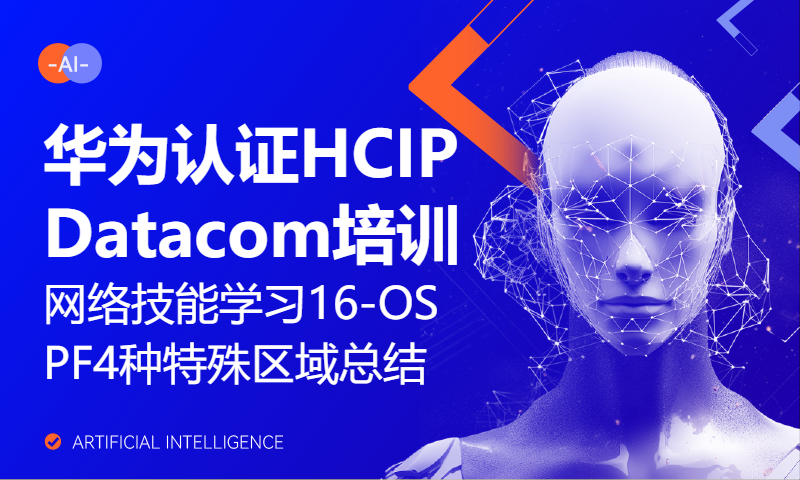 华为认证HCIP Datacom培训网络技能学习16-OSPF4种特殊区域总结与演示