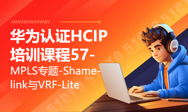 华为认证HCIP培训课程57-MPLS专题-Shame-link与VRF-Lite