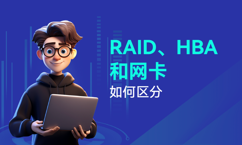 如何区分RAID、HBA和网卡