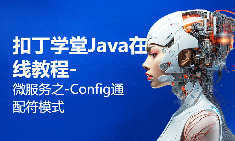 扣丁学堂Java在线教程-微服务之-Config通配符模式