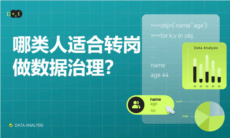 哪类人适合转岗做数据治理？