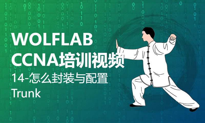 WOLFLAB CCNA培训视频14-怎么封装与配置Trunk