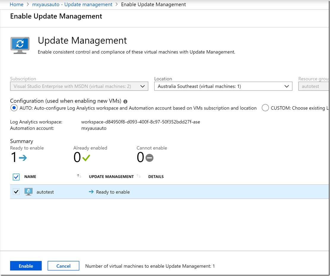 Azure实践之使用automation管理服务器update_云计算_04