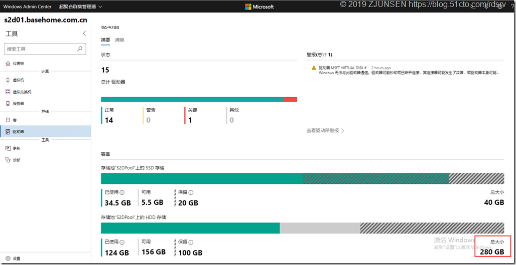 微软Windows Server 2019超融合运维篇_S2D_34