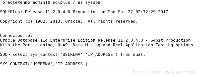 SYS_CONTEXT函数返回IP地址的一些误解_SYS_CONTEXT