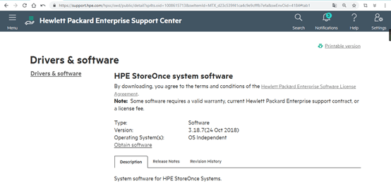 HPE StoreOnce 3.18 固件升级_java