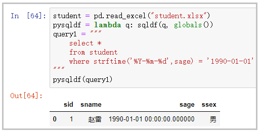 当pandas撞上了sql，于是一个强大的pandasql库产生了！_pandas_05