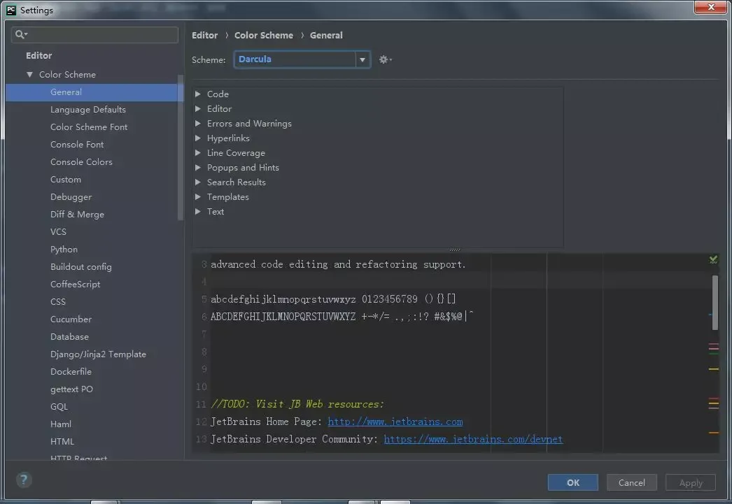 PyCharm 使用教程：02 完全定制属于你自己的PyCharm编辑器_java_02