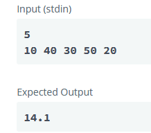 hackerrank刷题【2】之Standard Deviation_java_08