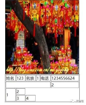 HTML table制作个人简历_HTML_10