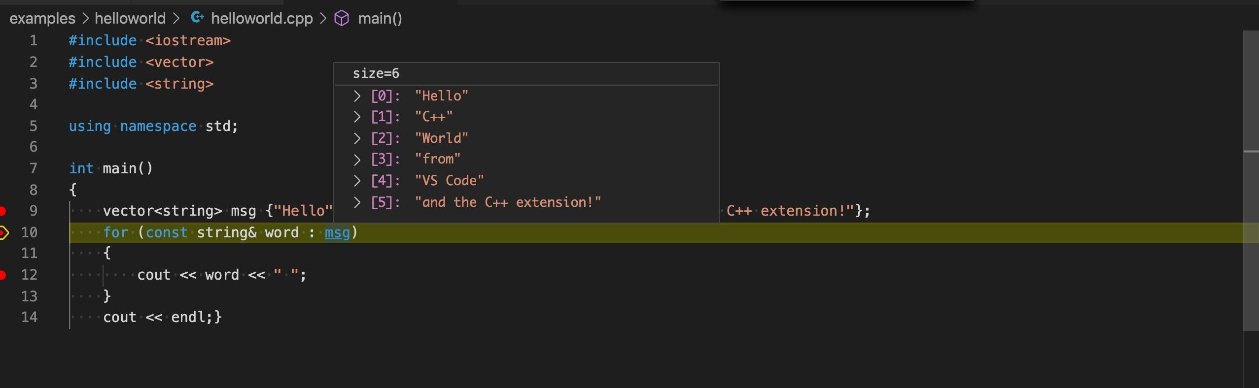 vscode 里混合调试 c++ 和 nodejs_c++_04