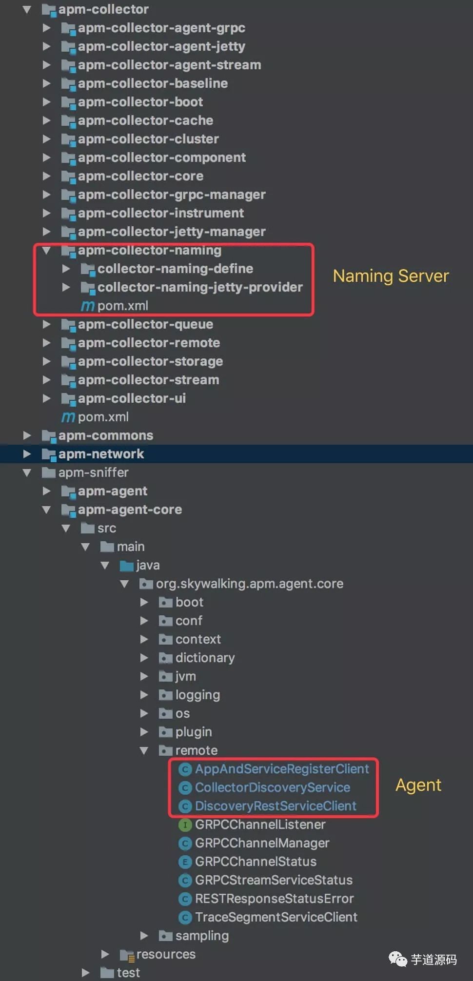 链路追踪 SkyWalking 源码分析 —— Collector Naming Server 命名_java_02