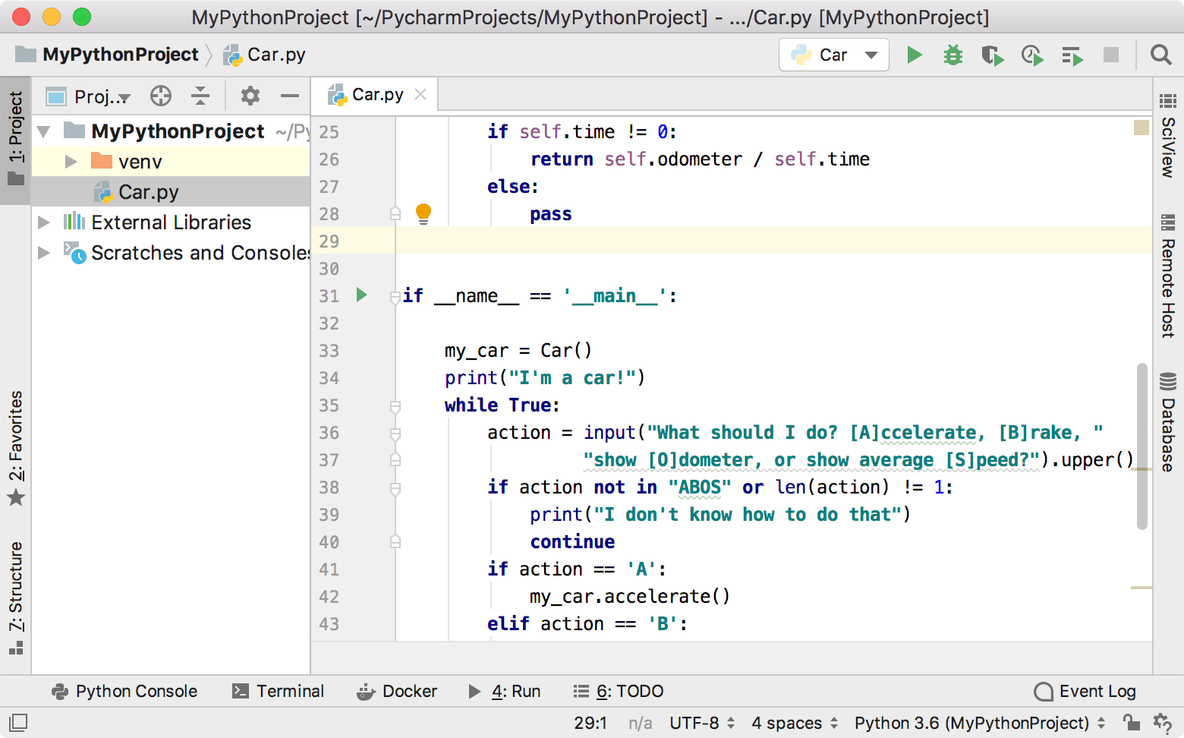 如何创建你的第一个Python项目_pycharm