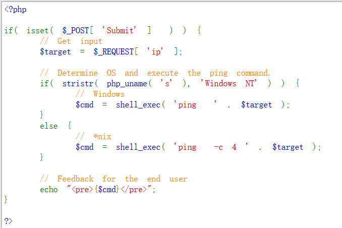 DVWA通关之命令注入（command injection）_DVWA_06