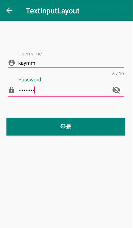 Material Design 系列之 TextInputLayout 开发详解_java_06