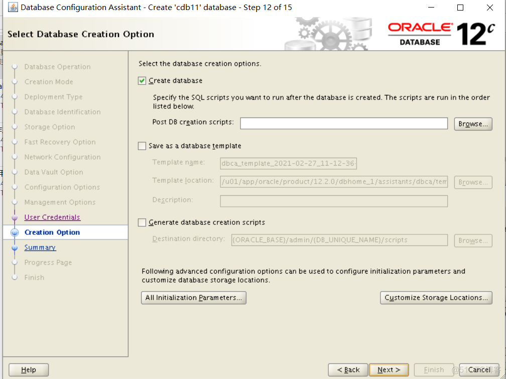 Linux 安装 Oracle12c（下）_Oracle12c_32