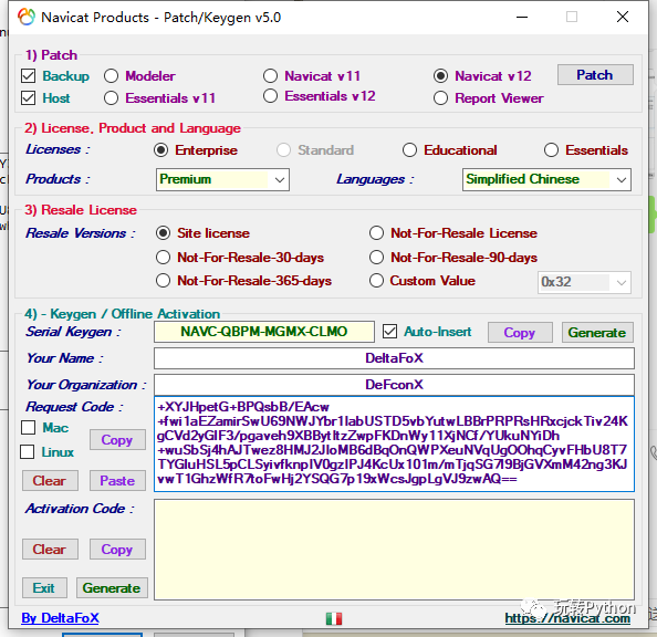 Navicat Premium 12激活_python 数据库 navicat _10