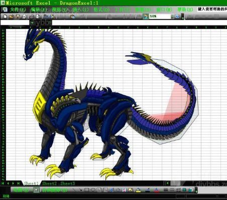 这些用excel作的画，我是跪着看完的_java_16