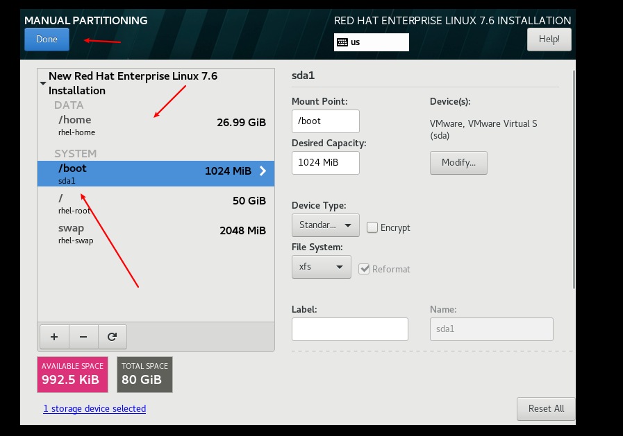 凭直觉快速安装RedHat7.6_java_27