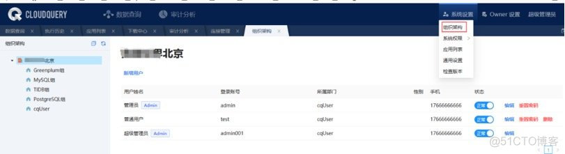 CloudQuery 一款基于WEB的数据库客户端（转自杨建荣的学习笔记）_WEB_15