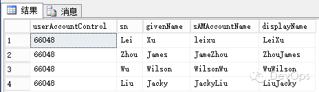 使用T-SQL进行活动目录查询_java_04